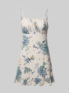 Flora chic ruffled and lace dress
