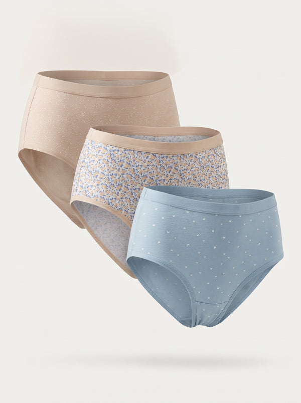 Milk Wide-Band Cotton Briefs (Pack of 3)