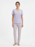 Women's floral pajama set