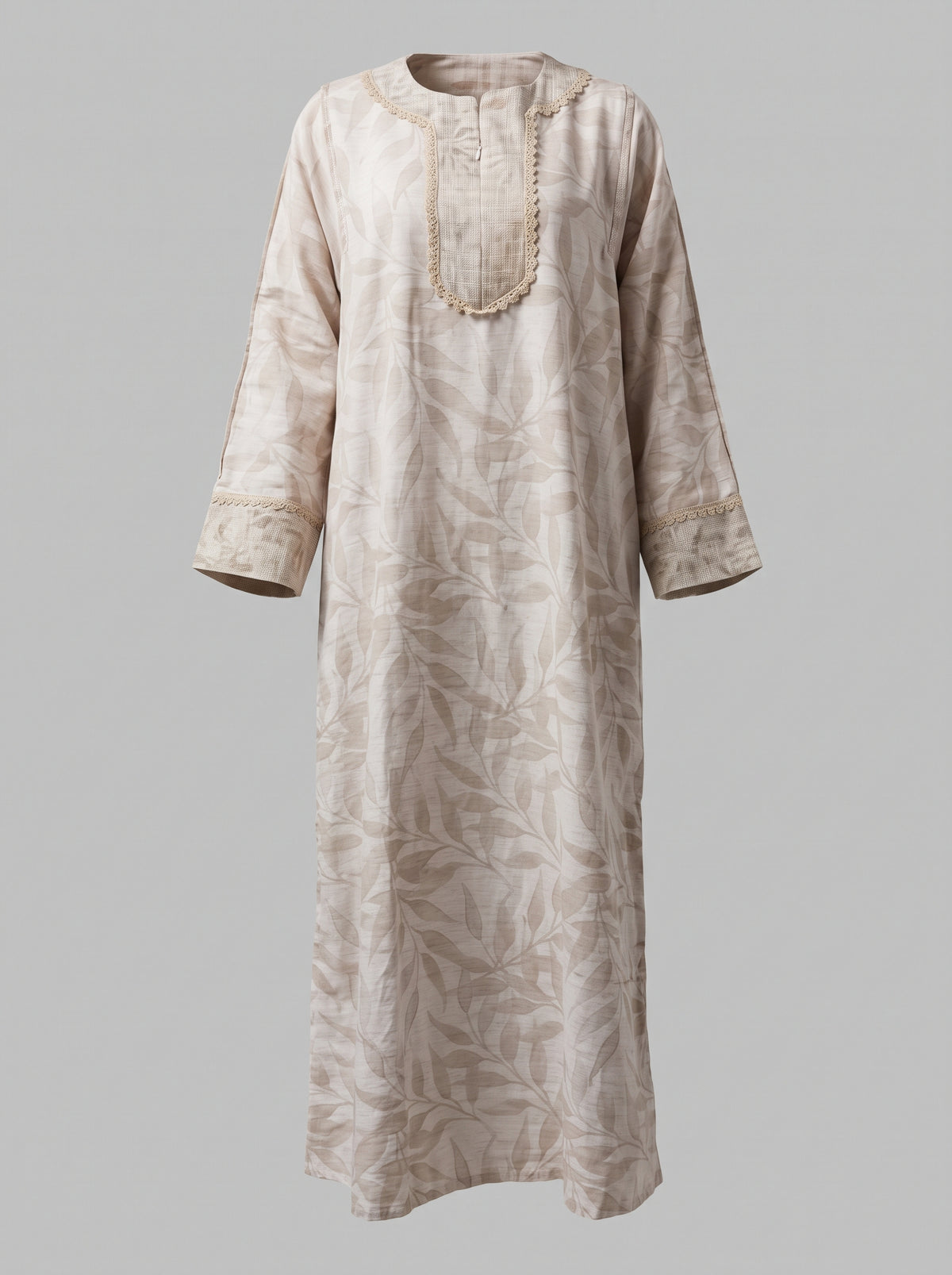 Long, Loose, and Elegant Women's Dress