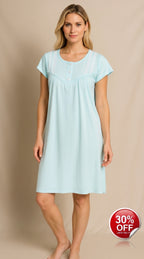 Women's V-Neck Lace Nightgown