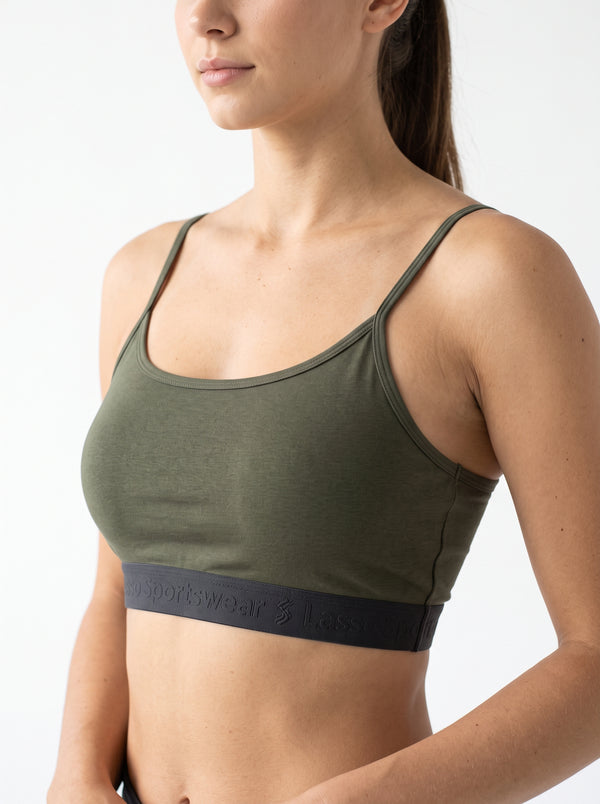 Lasso Padded Racerback Bra – Supportive Fit