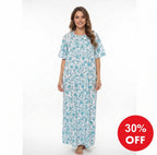 Women's short-sleeved loose-fitting home dress