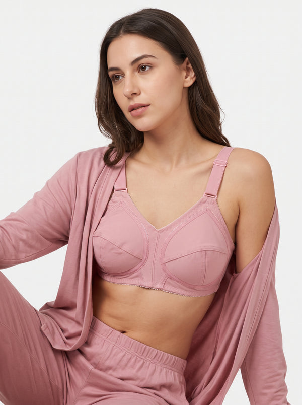 Lasso Bra Cotton Minimizer Bra - Superior Wireless Support