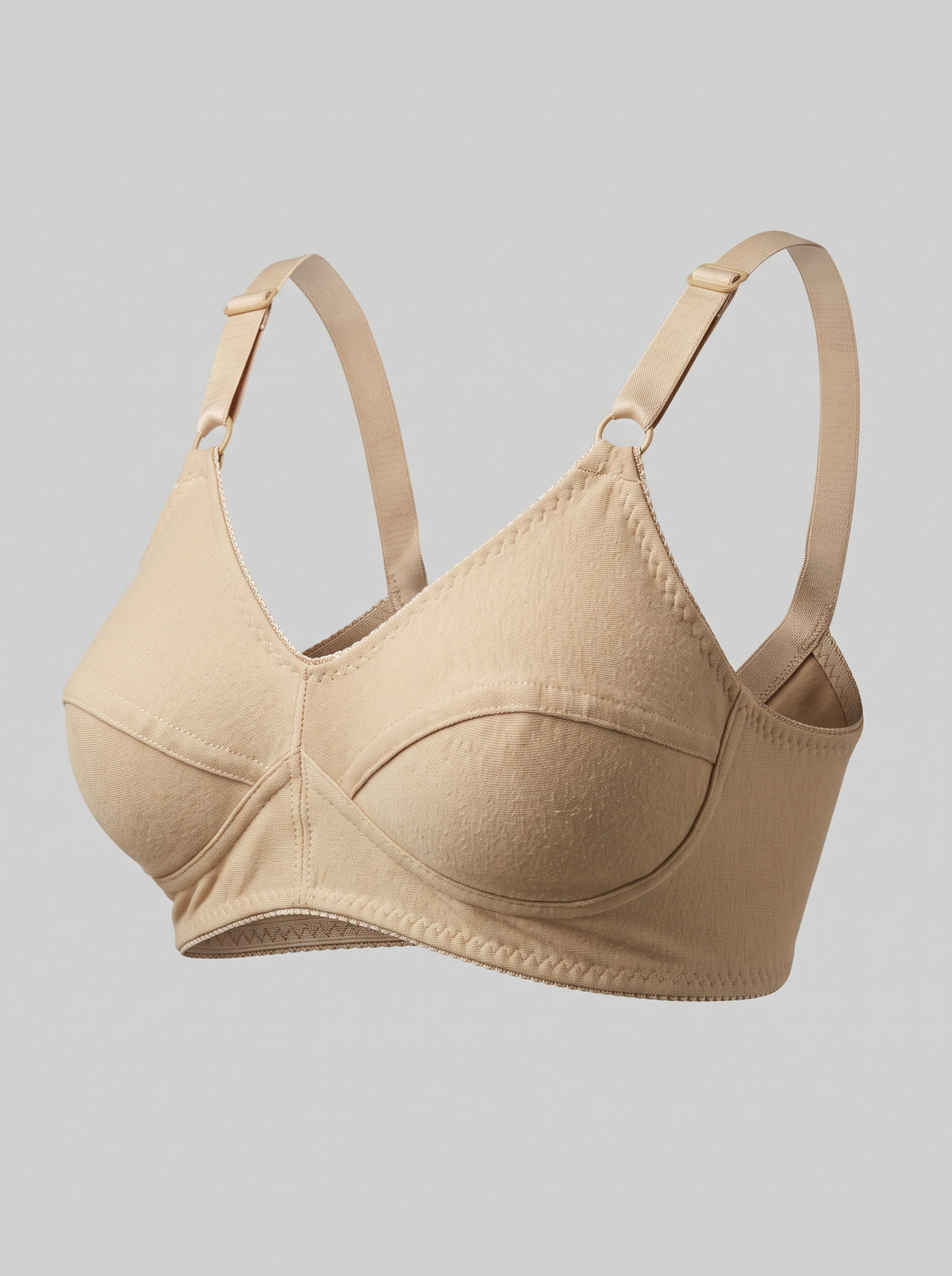 Lasso Super Comfort Bra | Pure Cotton Non-Stretch Firm Straps