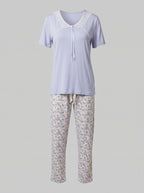 Women's floral pajama set
