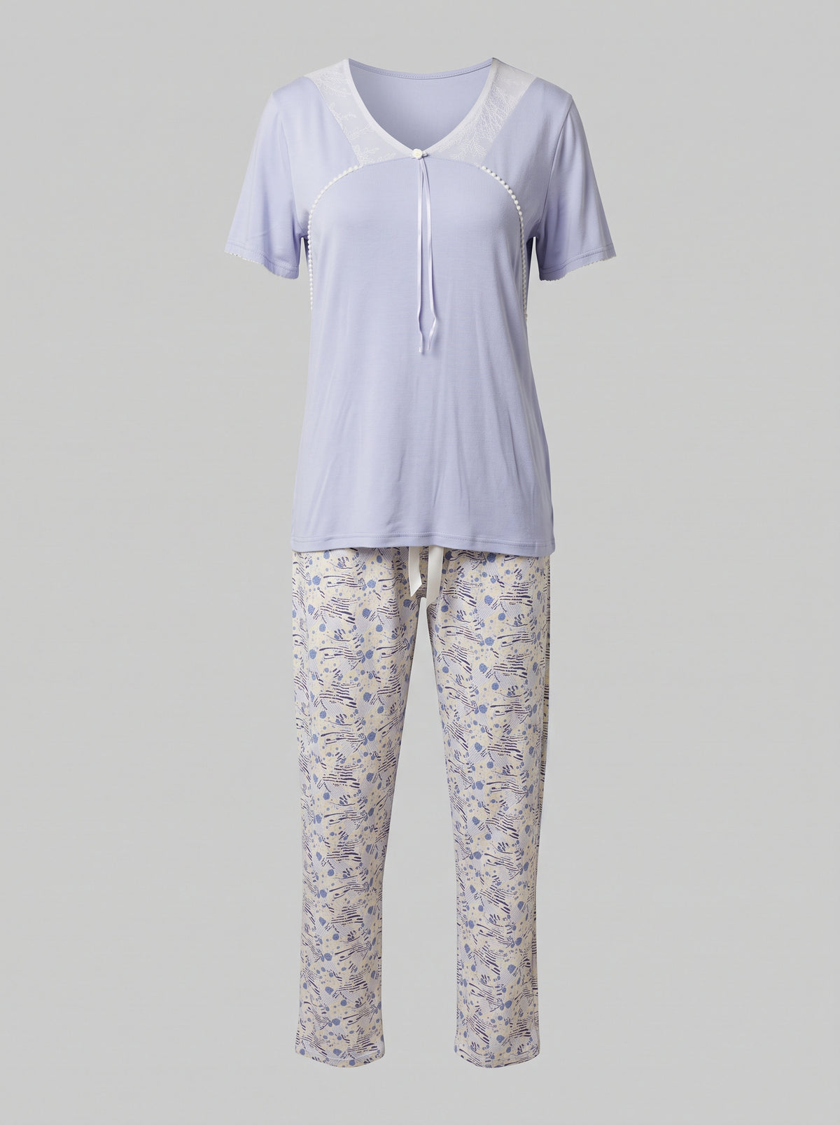 Women's floral pajama set