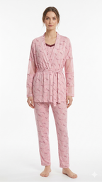 Women's 3-Piece Pajama Set
