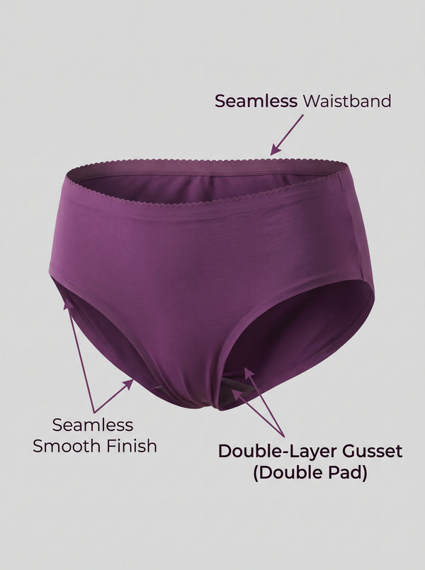 Seamless Laser-Cut Microfiber Briefs