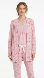 Women's 3-Piece Pajama Set
