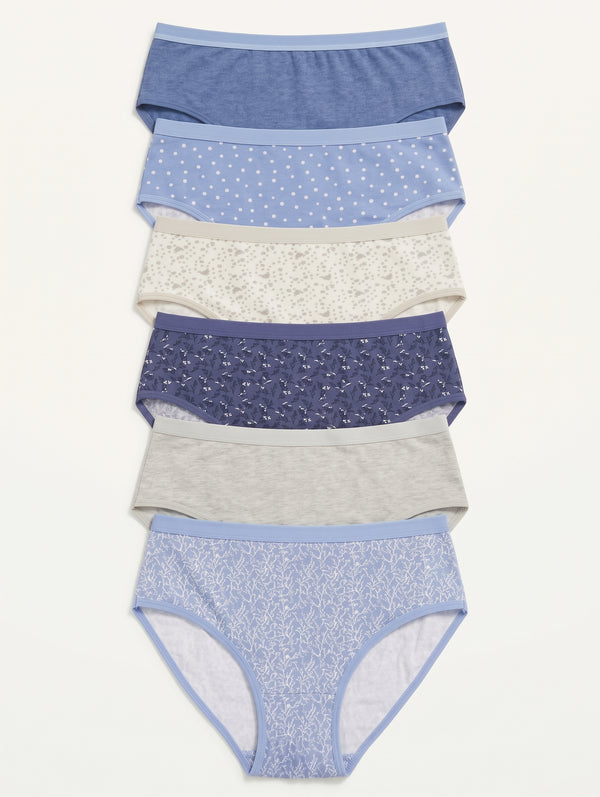 Milk Light Women's Briefs 6-Pack – Comfortable