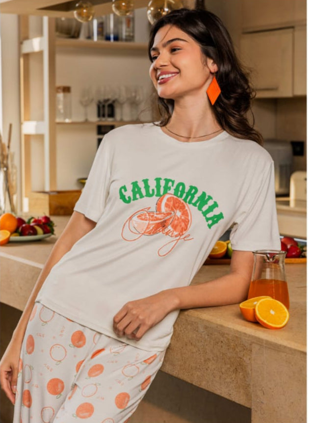 Soft and comfortable women's pajamas for home.